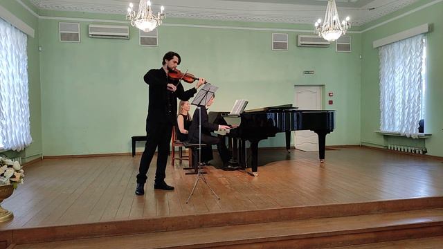 Людвиг ван Бетховен, Соната для скрипки и фортепиано №1 D dur op. 12 no. 1, 1-я часть. смотреть онлайн