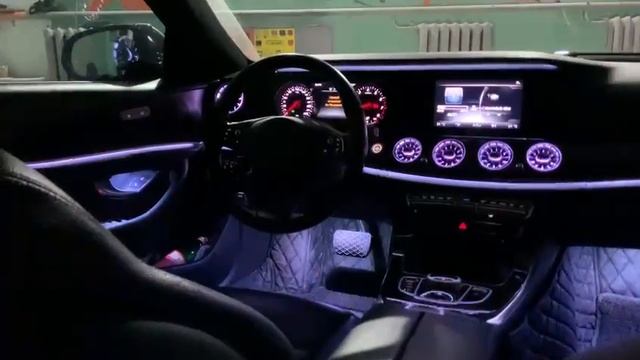 Установка подсветки Mercedes E213 смотреть онлайн