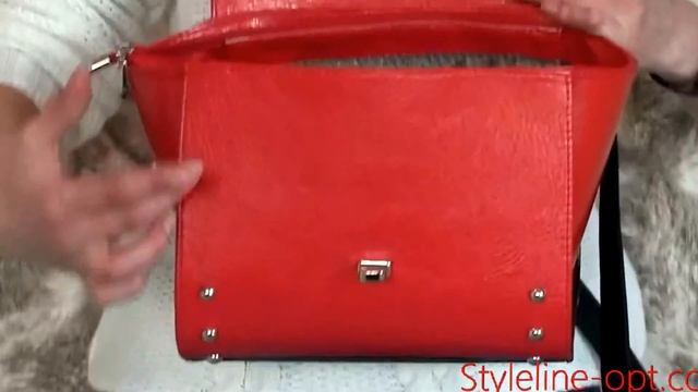 Видео обзор - Женская красная сумка смотреть онлайн