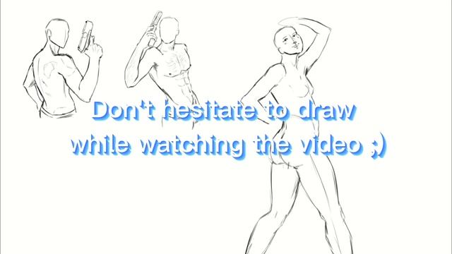#1 SKETCH WITH ME - Poses training on CLIP STUDIO PAINT смотреть онлайн