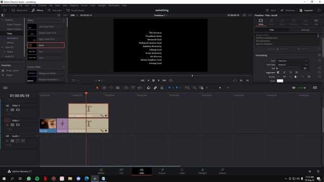 How to Create Smooth Rolling Credits in DaVinci Resolve Latest Version | 2022 смотреть онлайн