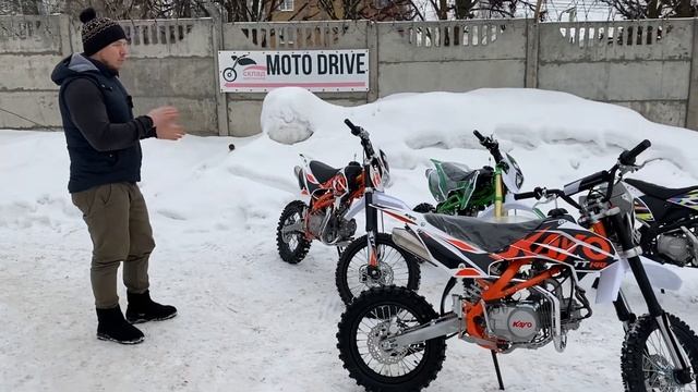 Питбайк KAYO Basic TT 140 KRZ смотреть онлайн