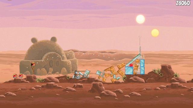 Angry Birds Star Wars 1-2 Tatooine 3-Star Walkthrough смотреть онлайн
