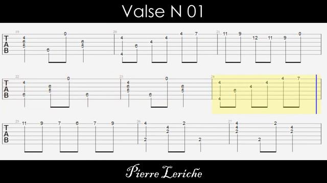 Pierre Leriche - Valse N 01 (Violão Clássico iniciante) смотреть онлайн