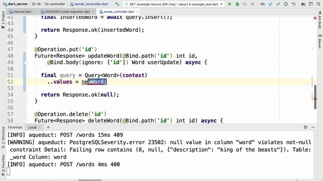 Lesson 15 - Server Side Dart: Modifying the database смотреть онлайн