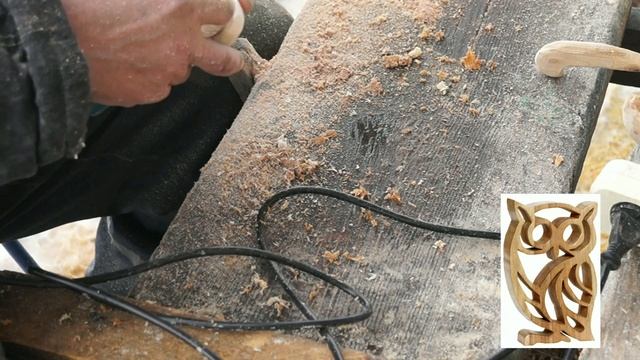 Делаем деревянные ложки бормашинкой,гравером. смотреть онлайн