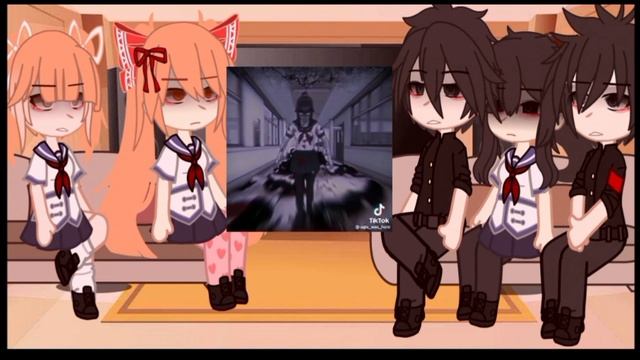 Yandere simulator reacts to Ayano ||¡Yandere taro! || super short! || смотреть онлайн