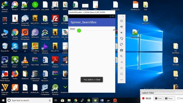 Android Searchable Spinner Search box Filter смотреть онлайн