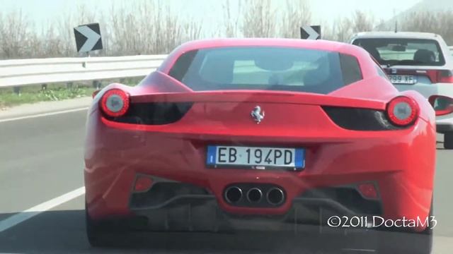 Ferrari 458 Italia Stalked by the Polo in Maranello, Italy смотреть онлайн