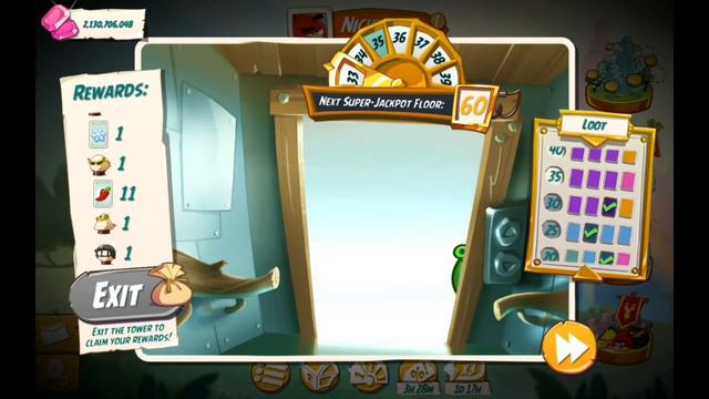 Tower of Fortune 1 to 60 | with cheat | Angry Bird 2 смотреть онлайн