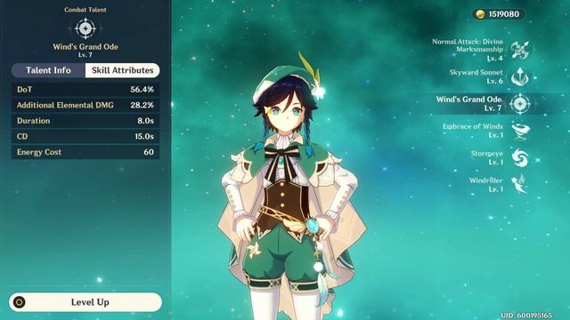 Genshin Impact | Lvl 80 VENTI | WORLD 7 | END GAME | Elemental Mastery Build | смотреть онлайн