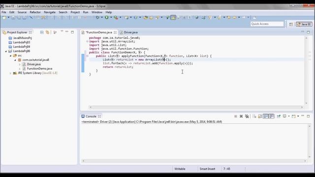 Java 8 Tutorial 06 - Function functional interface + Generics + Lambda Expressions смотреть онлайн