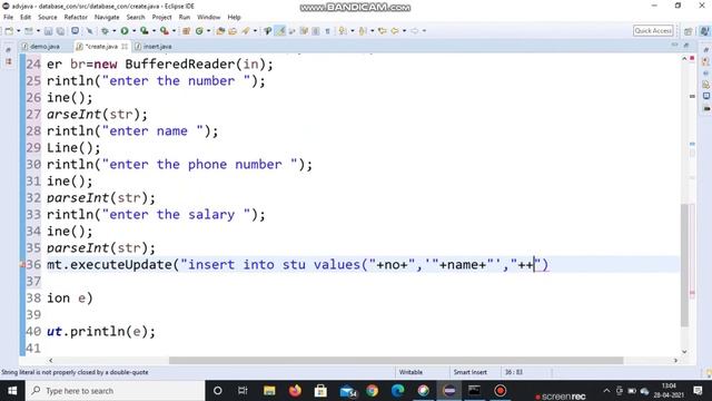 How to Insert Data in Oracle Database table from Java Application using JDBC. смотреть онлайн
