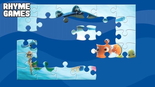 Disney Pixar Finding Nemo Jigsaw Puzzles | Nemo on a School Trip Games for Children Nursery Rhymes смотреть онлайн