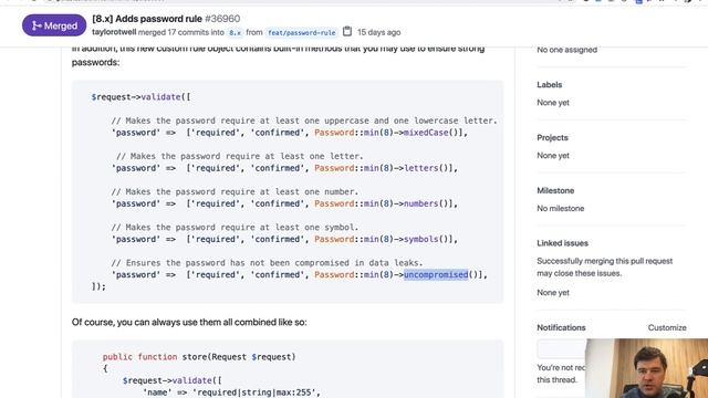 New in Laravel 8.39: Password Rules with Checking Data Leaks смотреть онлайн