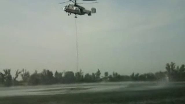 КА-32 Забор воды. Деревня Заозерье, Озеро Данилище смотреть онлайн
