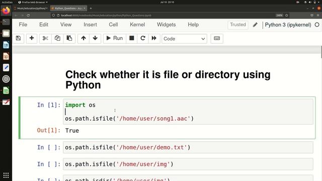 Check if Path is File or Folder using Python. смотреть онлайн