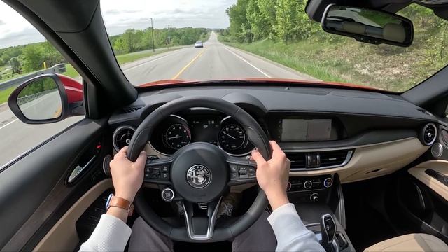 2023 Alfa Romeo Stelvio Lusso - POV Test Drive (Binaural Audio) смотреть онлайн