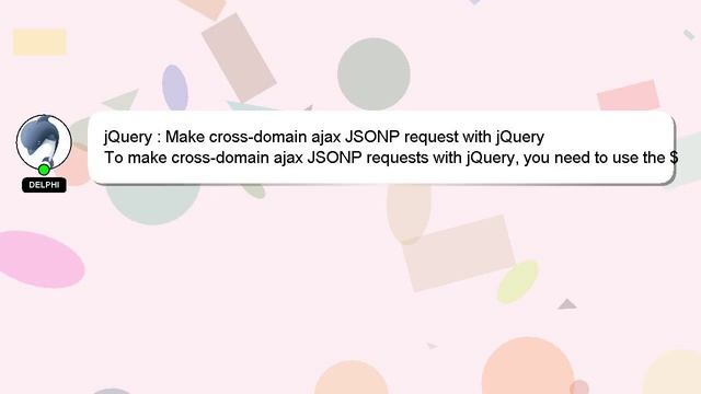 jQuery : Make cross-domain ajax JSONP request with jQuery смотреть онлайн