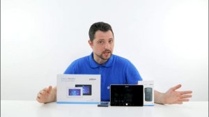 Подключение вызывной панели VTO2111D-WP к монитору домофона VTH5221D через WIFI.