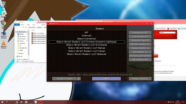OptiFine and shader packs tutorial - Minecraft 1.12.2 смотреть онлайн
