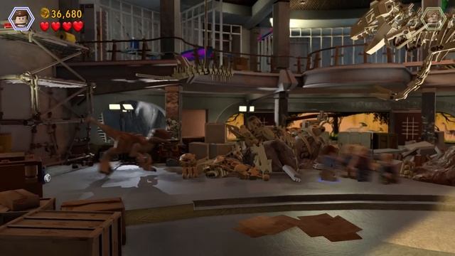 LEGO Jurassic World - Part 9 "Raptor vs T-REX!!" (Gameplay Walkthrough 1080p) смотреть онлайн