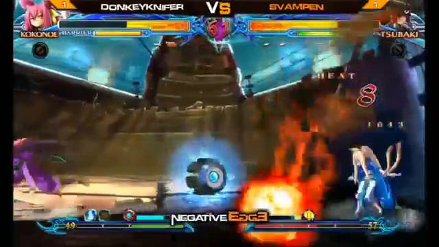Negative Edge Streaming BlazBlue Chrono Phantasma tournament CONFUSION 2014 part.1/2 смотреть онлайн