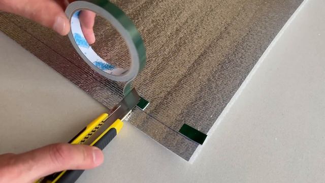 Бюджетный вариант рулонных штор на лето, из теплоизоляции, сделай сам, эффект прохлады 100% смотреть онлайн