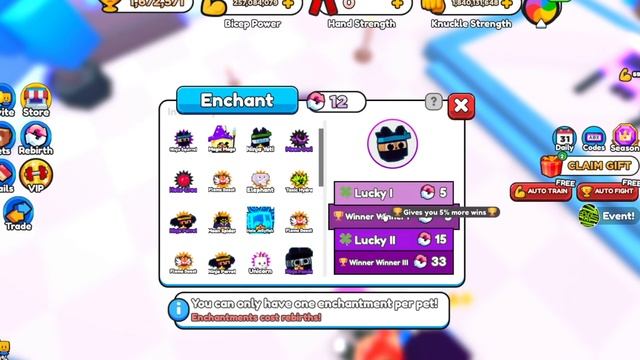 ? в ARM WRESTLE SIMULATOR новое ОБНОВЛЕНИЕ! / новый БАГ С ENCHANT машиной! roblox смотреть онлайн