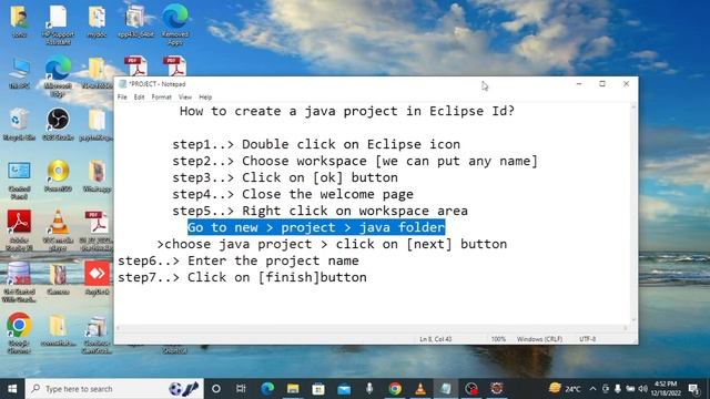 How to create a java project using Eclipse Id ? Easy way смотреть онлайн