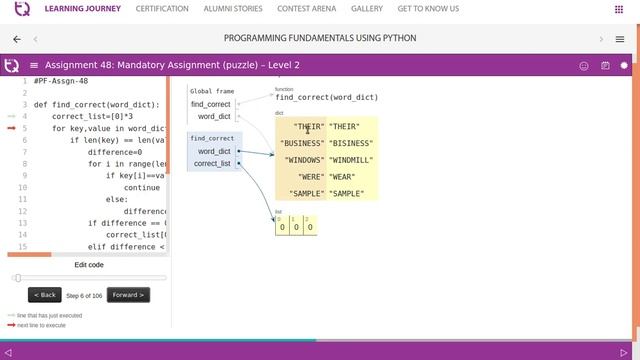 InfyTQ PF Day7 Video 13 Assgn 48 Find correct words dictionary смотреть онлайн