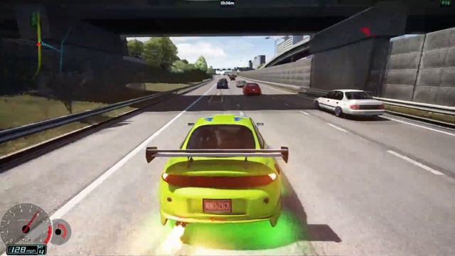 Cutting UP Traffic in a Mitsubishi Eclipse feels good... смотреть онлайн