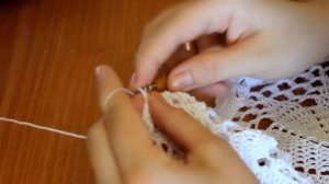 Овальная САЛФЕТКА крючком (4 часть)