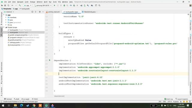 Android Day 22 Creating PartyInvite for SQLite смотреть онлайн