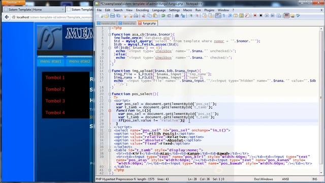 Membuat Sistem Template, 38, Fungsi Select Javascript Show dan Hide, PHP, MySQL, CSS Tutorial Seri смотреть онлайн