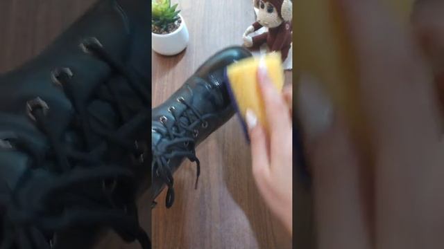 Как быстро почистить грязные сапоги до блеска смотреть онлайн