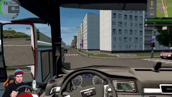 CITY CAR DRIVING - ПОПАЛ В ДТП НА ФУРЕ и ЗАБЛОКИРОВАЛ ДОРОГУ CITY CAR DRIVING + РУЛЬ