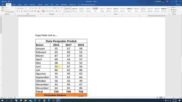 Integrasi Microsoft Excel ke Microsoft Word (Tabel dan Grafik) смотреть онлайн