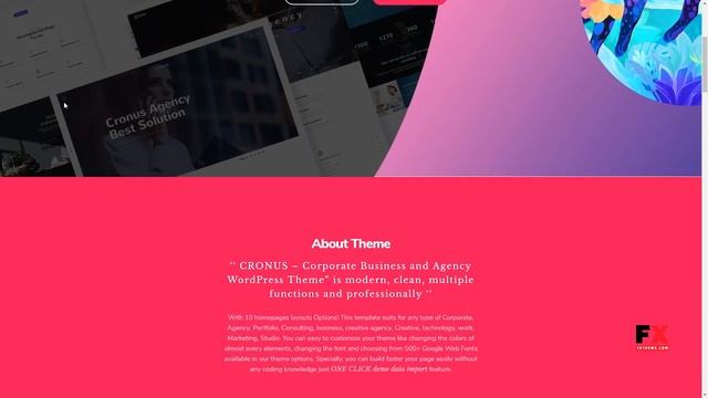 Cronus Plus - Corporate Business and Agency WordPress Theme Norb смотреть онлайн