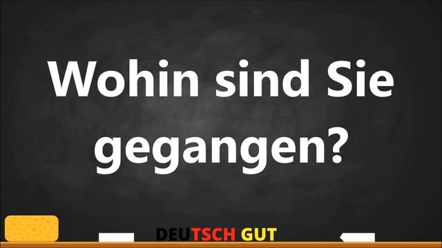 Урок немецкого СПРАШИВАТЬ В ПРОШЕДШЕМ ВРЕМЕНИ | DEUTSCH GUT смотреть онлайн