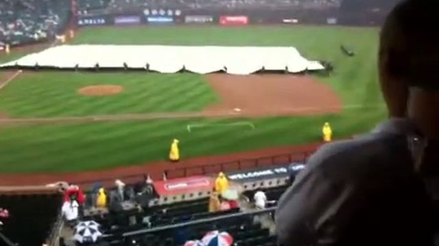 First ever rain delay at CitiField смотреть онлайн