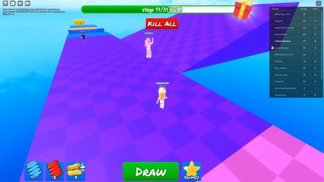 ?РИСУЕМ ПАРКУР Чтобы ПРОЙТИ РОБЛОКС! НУБИК ЛЕСКА ROBLOX смотреть онлайн