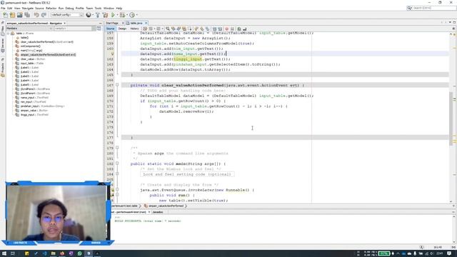 INPUT DATA to TABLE - JAVA NETBEANS смотреть онлайн