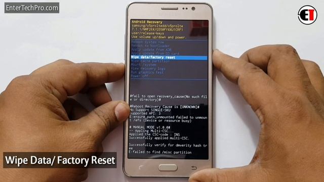 Samsung On5 Pro (SM-G550FY) Hard Reset/ Pattern Unlock Easy Trick With Keys смотреть онлайн