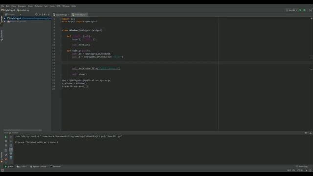 PyQt5 Lesson 6 LineEdit смотреть онлайн