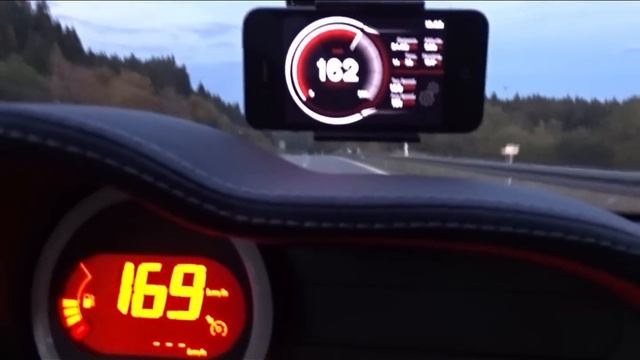 Twingo RS 0-100 Vmax GPS смотреть онлайн