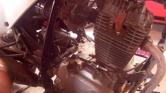 How To Check Cam Chain And Change Timing Chain Tensioner On Honda (CRF 230, FTR 223, SL 230). Part