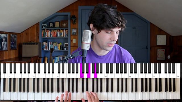 Ocean Eyes EASY PIANO CHORDS TUTORIAL
