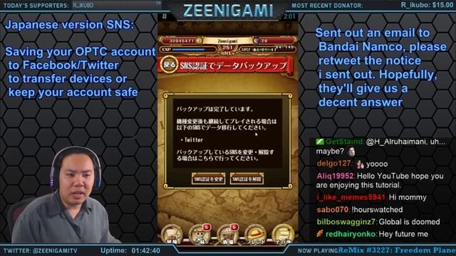 Connecting Your OPTC Account to Facebook & Twitter [One Piece Treasure Cruise] смотреть онлайн