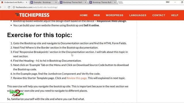 Full stack web developer course | lesson - 12 | (Part-1) | Website with Bootstrap смотреть онлайн